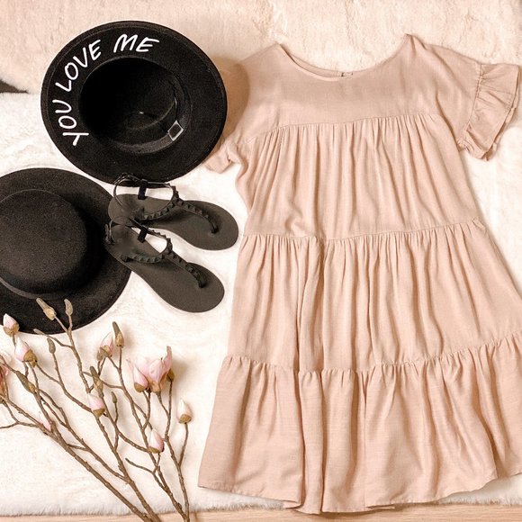 Dresses & Skirts - NWT "Jilly" Tulip Babydoll Dress - Blush